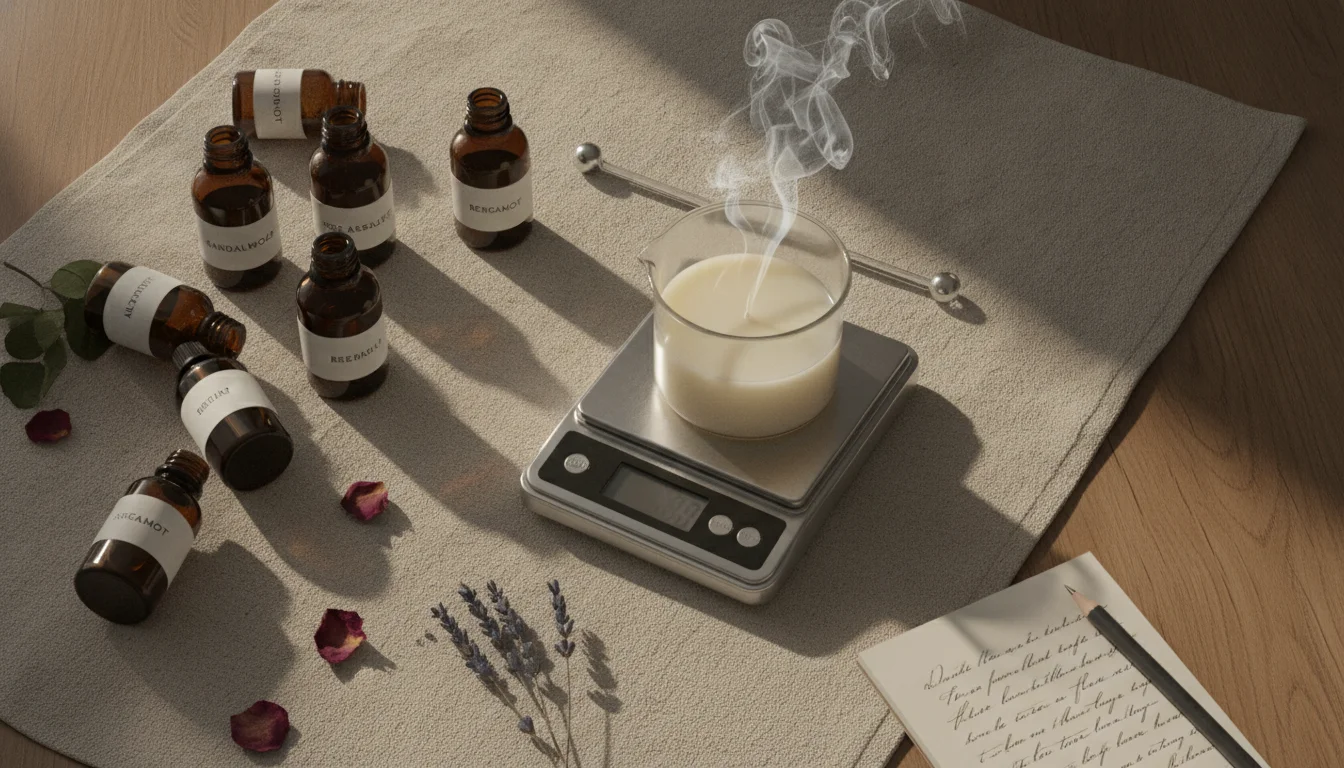 Fragrance blending process